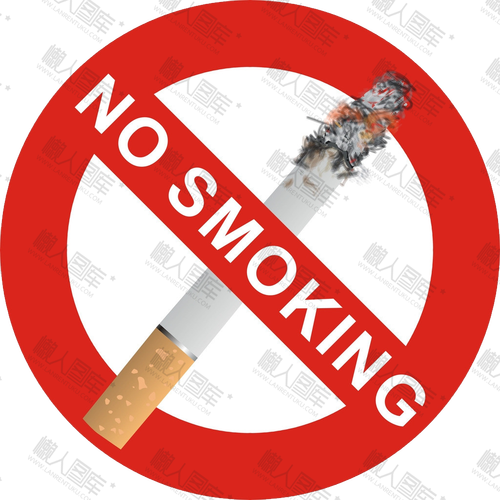 摄影禁止吸烟图标-摄影真实香烟禁止吸烟标志素材模板_懒人图库